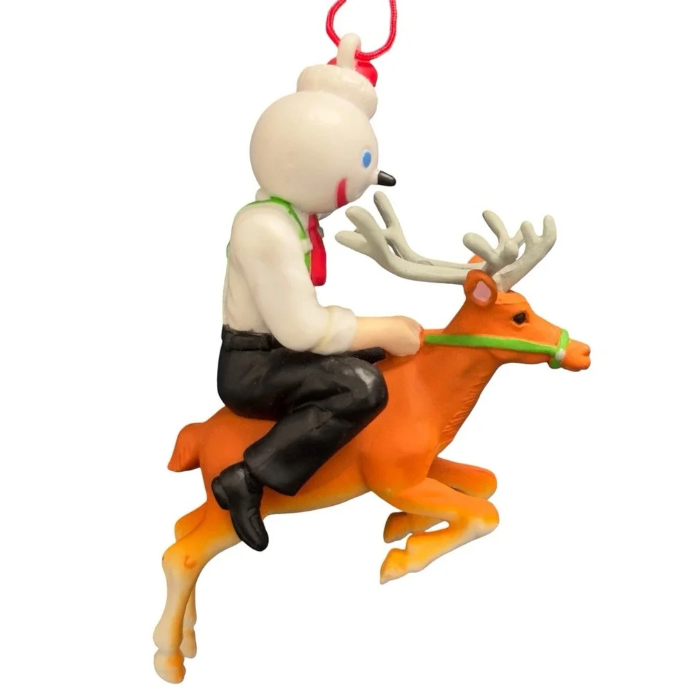 Jack in the Box Riding a‎ Reindeer Christmas Ornament Kids Meal Promo